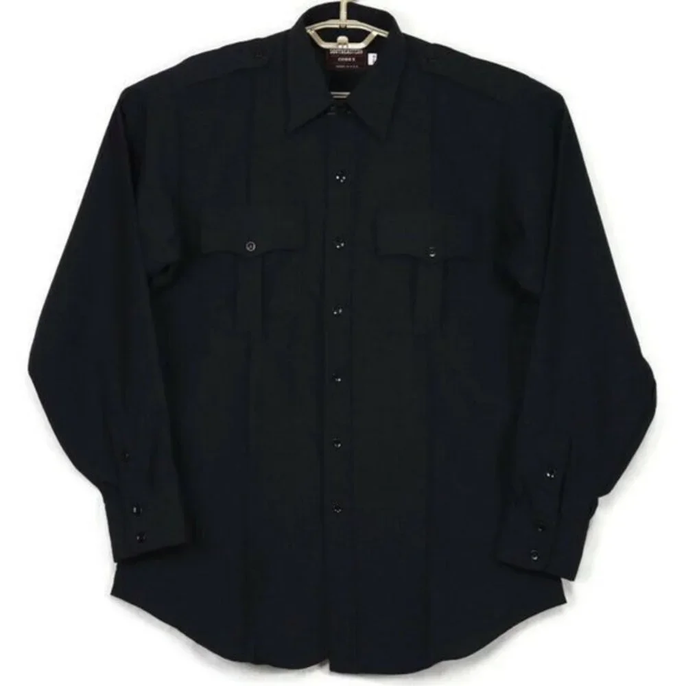 Southeastern Code 5 Police Deputy Uniform Shirt Blue Long Sleeve 16.5 35